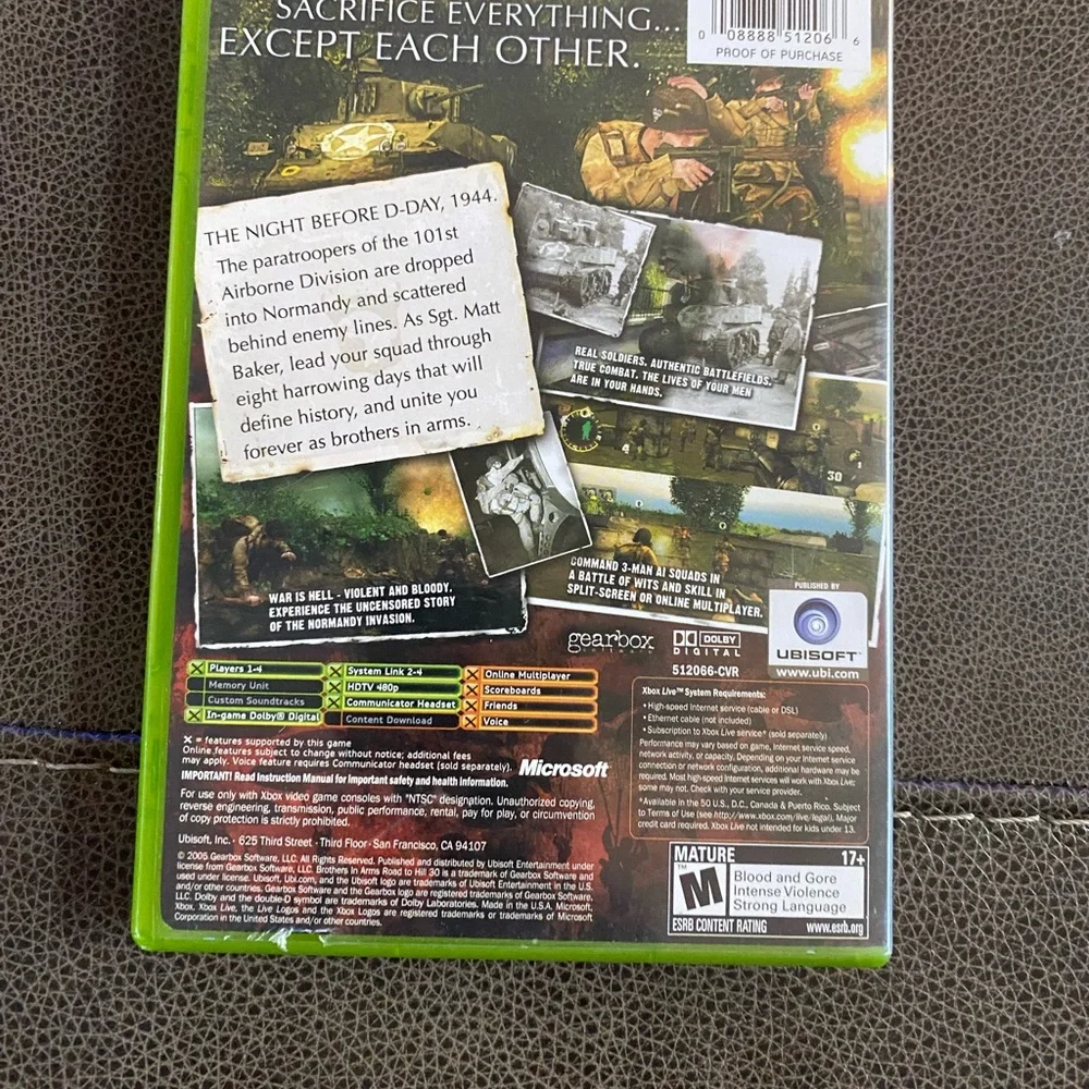 Brothers in Arms: Road to Hill 30 (Microsoft Xbox, 2005)